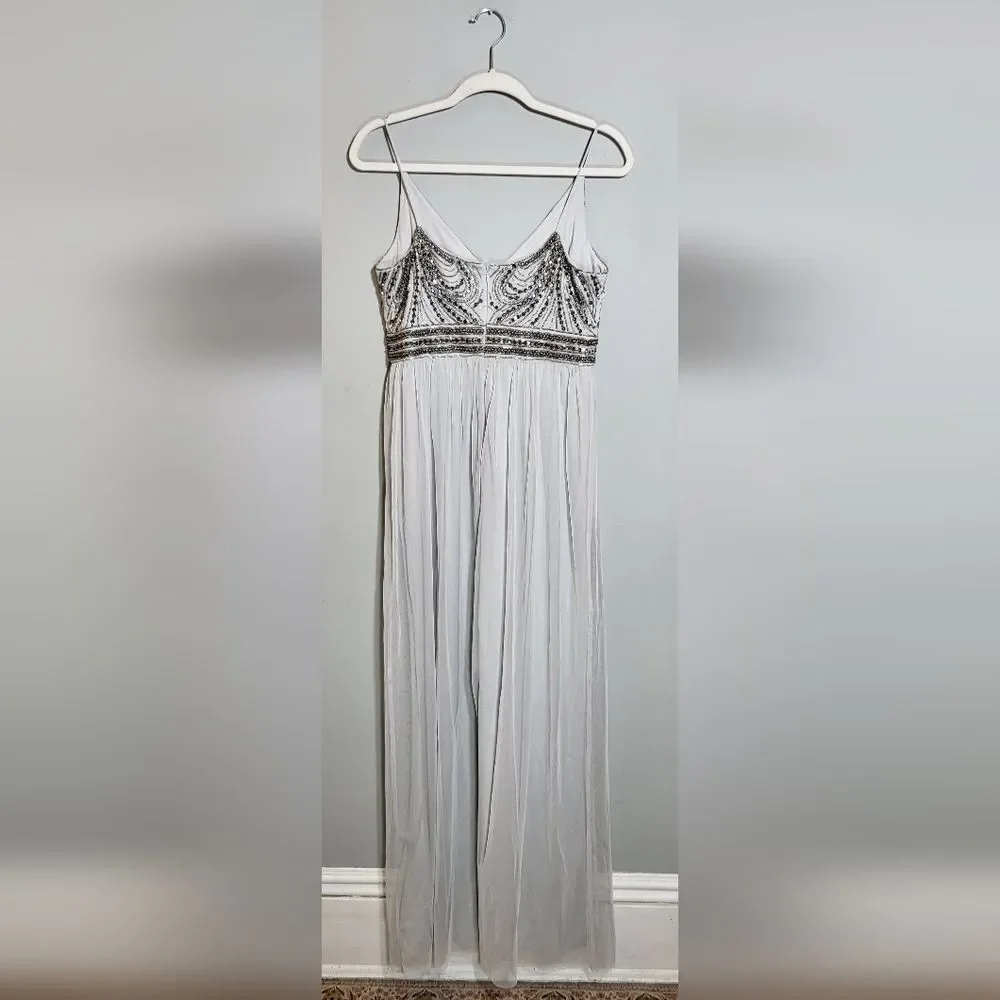 BHLDN NWOT Vilette Maxi Gown | Flowy Chiffon Lined Skirt | Size 6 | Romantic